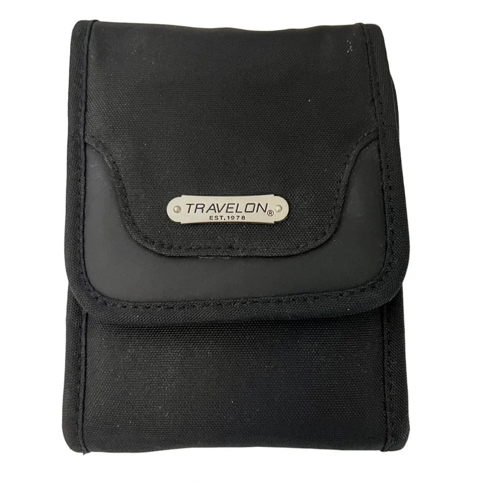 Travelon Wallet with Hidden Crossbody Strap Black